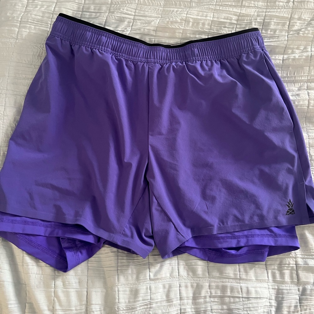 Chubbies Ultimate Training Short with exposed liner - purple